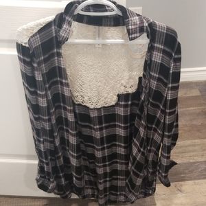 Plaid Cardigan